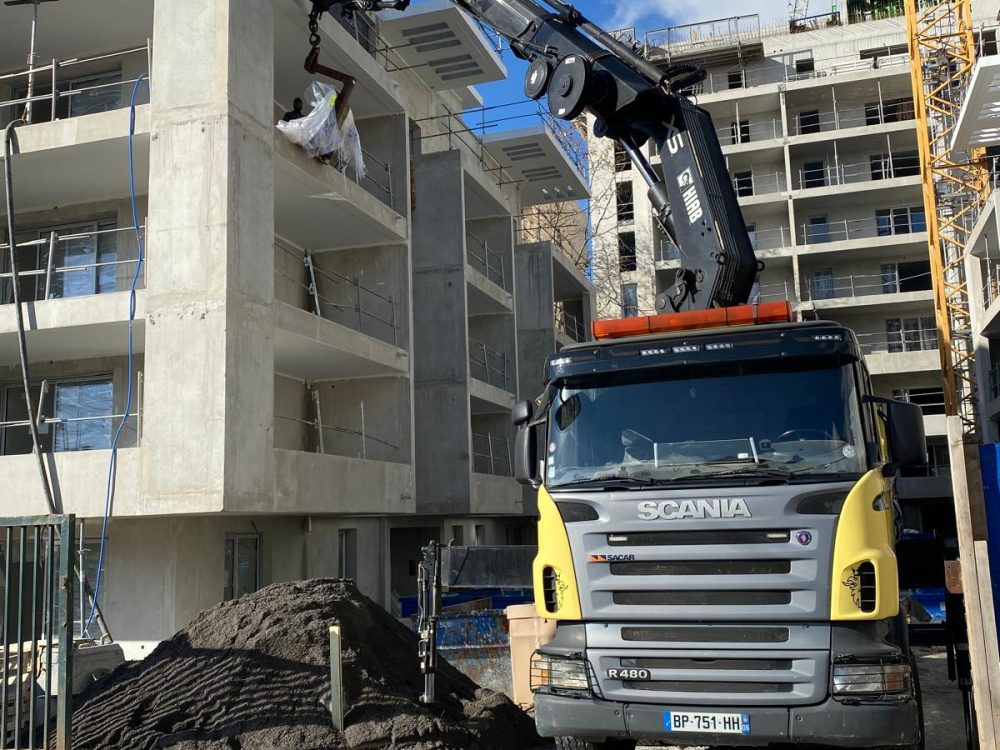 Camion Polybenne Daf Cf85 8541